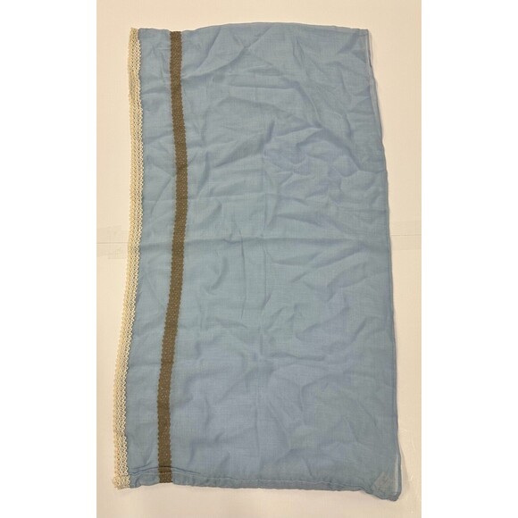 Simply Noelle Silk Blend Scarf Shawl Blue - Picture 1 of 7